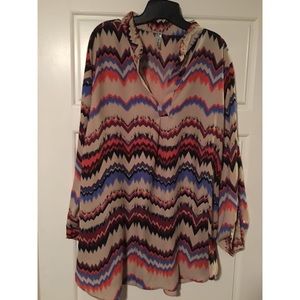 Chevron boutique tunic